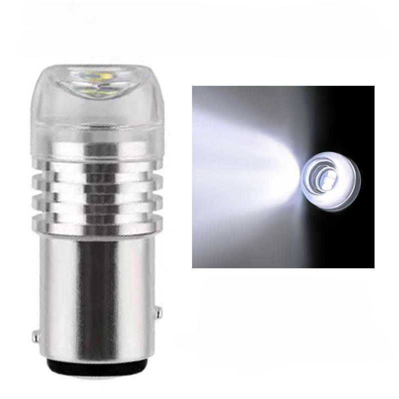 10pcs Car 12V LED Rear Taillight Tail Brake Light Strobe Flashing LED Lamp Motorcycle Warning Light Bulb Red Stronger Light