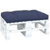 Pallet Cushion Navy Blue 120 X 80 X 12 Cm Fabric