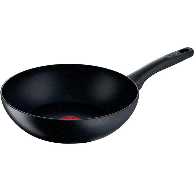 Wok Pan Tefal Black Stone 28 Cm (G2811972)