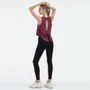 Women's Cross-Border Outdoor Sports Vest: Loose Swallowtail Fitness Yoga Top