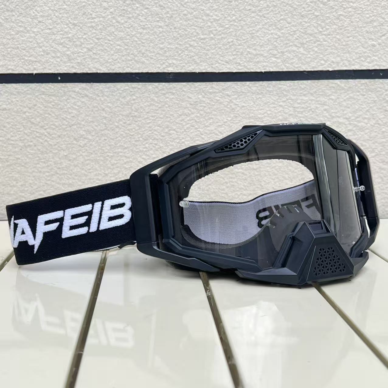 

Motorcycle glasses with windproof lens for motocross, dirt bike, ATV, ski, sunglasses & outdoor cycling