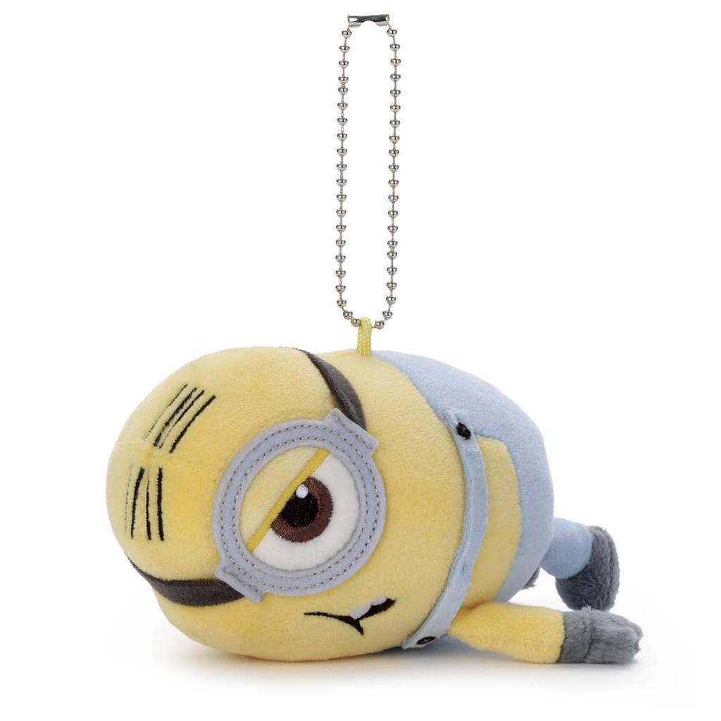 Takara Tomy Arts Minions Sleepy Friends Ball Chain Mascot Stuart 13cm (approx. wide)