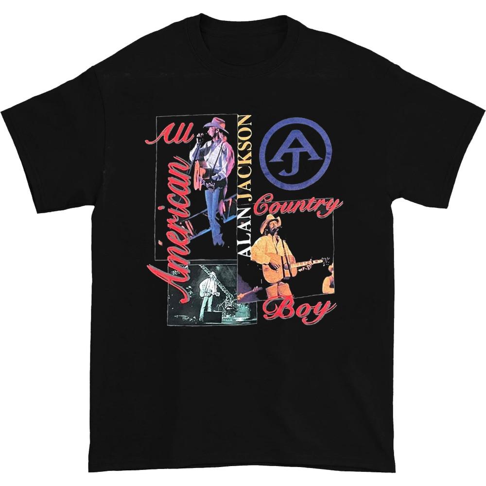 Алан Джексон Всеамериканский Кантри Парень Подарок Для Фаната Футболка Унисекс Унисекс Футболка XL