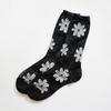 See-through Glitter Flower Fashion Socks Rssw026
