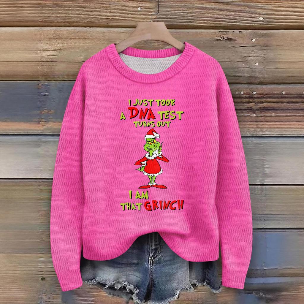 Women's Fashion Casual Long Sleeve Neck Sweater Pullover Top