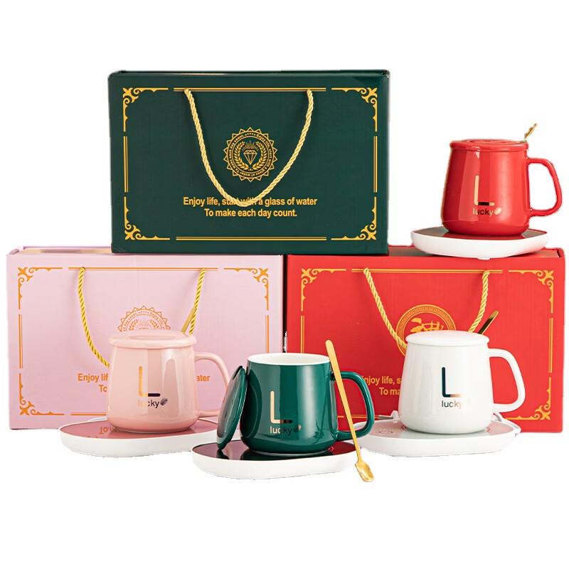 OLOEY Lucky Tiger Constant Temperature Mug Gift Set