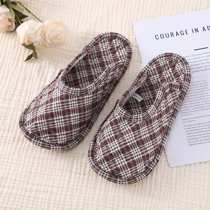 Fashion Women Slippers Lightweight Home Shoes Antislip Soft Indoor Fabric Slippers Can Machine Wash Mix Order