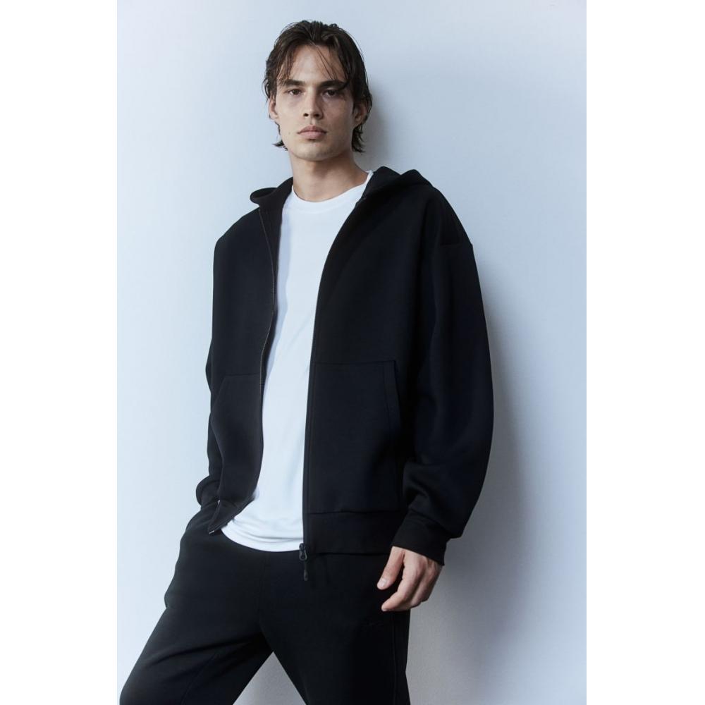 

Спортивная толстовка с капюшоном HM DryMove Zip Up, черная XL