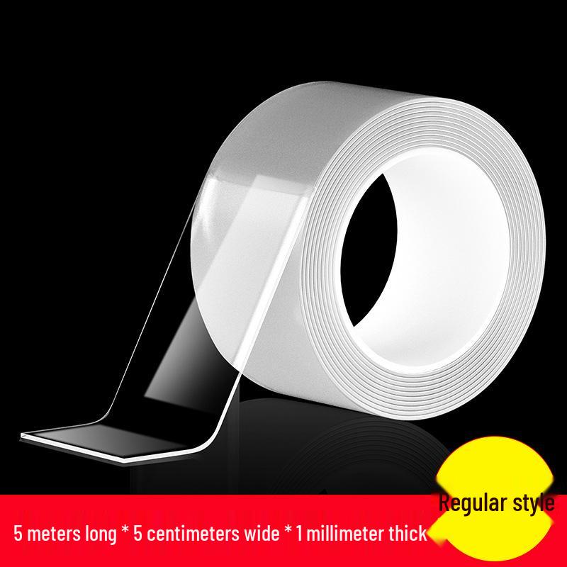 Ultra-Thin Transparent Nano Tape - High Viscosity, Strong Waterproof, Double-Sided, No-Trace Wall Fixation.