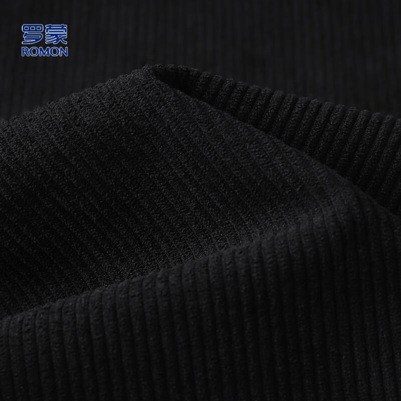 Luomeng Men's Corduroy Casual Straight-Leg Trousers