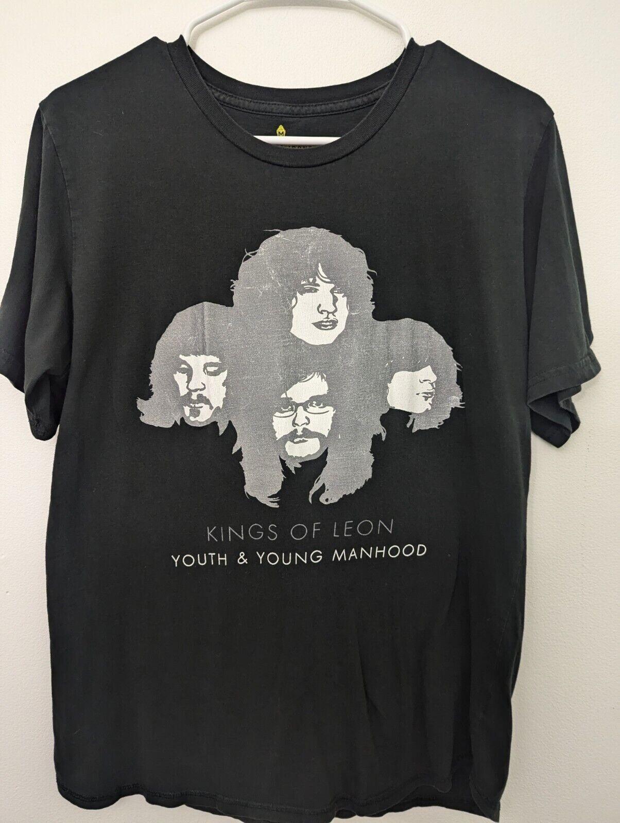 Kings of Leon Youth & Young Manhood Tour Cotton Black T Shirt UR236 M