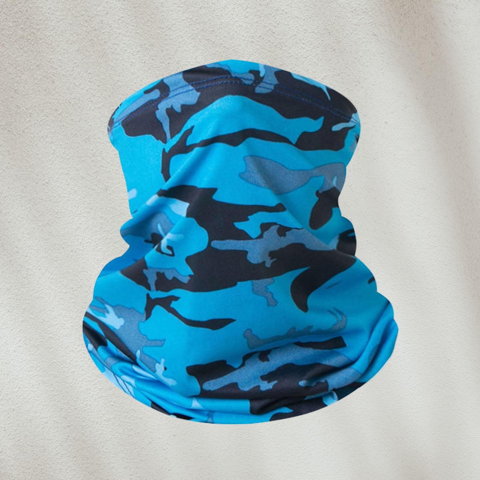 

Summer Sunshade Cycling Mask Outdoor Fishing Anti-ultraviolet Camouflage Print Headscarf Sunscreen Neck Scarf One Size