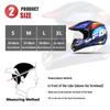 Four-Season Full-Face Off-Road Motorcycle Helmet with Goggles for Mountain Racing and Downhill