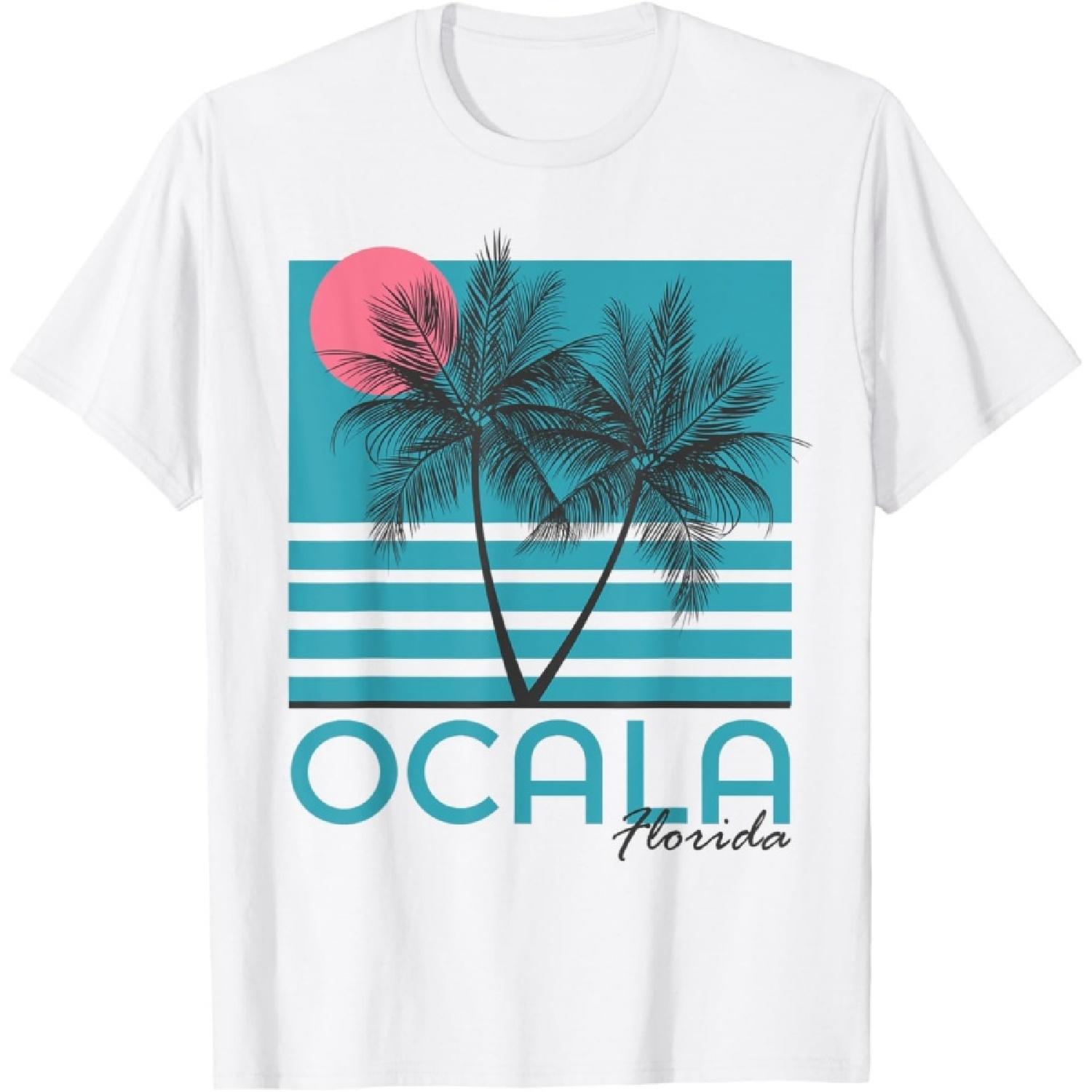 Ocala FL T Shirt Vintage Florida Souvenirs T-Shirt XXXXXL белый
