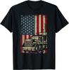 LKW-Fahrer USA-Flagge Geschenk Patriotisches Trucker-Geschenk Unisex T-Shirt