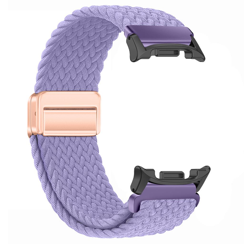 Braided Nylon Band for Samsung Galaxy Watch 8/8 Classic 46mm Magnetic Buckle for Galaxy Ultra 2025/7 47mm Colorful Sport Strap