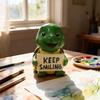 Adorable Keep Smiling Animal Resin Figurines:  Desktop Decor For Home