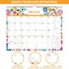 2026 Calendar - 2026 Wall Calendar, 15" x 11.5", JAN.2026 -DEC.2026, 12 Monthly Wall Calendar 2026, Hanging Hook - Clorful Floral