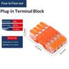 Quick Lever Splicing Wire Connectors 2/3/4 Pins CMK642 Compact Plugable Male Female Terminals Universal Blocks