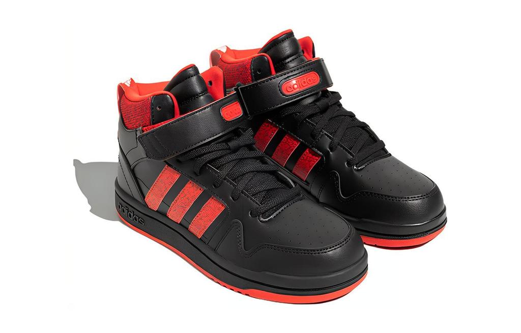 adidas Scarpe da Skateboard Neo Postmove Mid Resistenti all'Abrasione Supporto Traspiranti Mid top Nere Rosse Bambini's IE4245