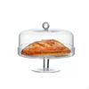 Acrylic Cake Stand with Dome Lid Round Plate for Festive Party Birthday