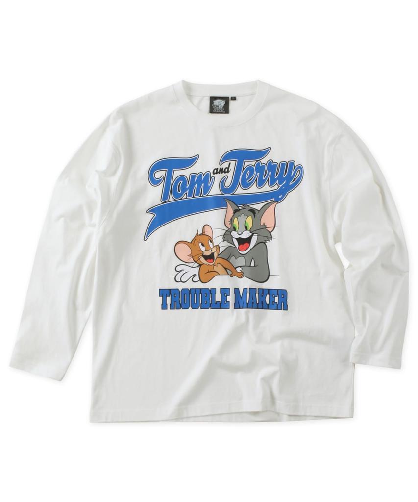 And Long Sleeve [Tom Jerry] - T-shirt Men's Off-white