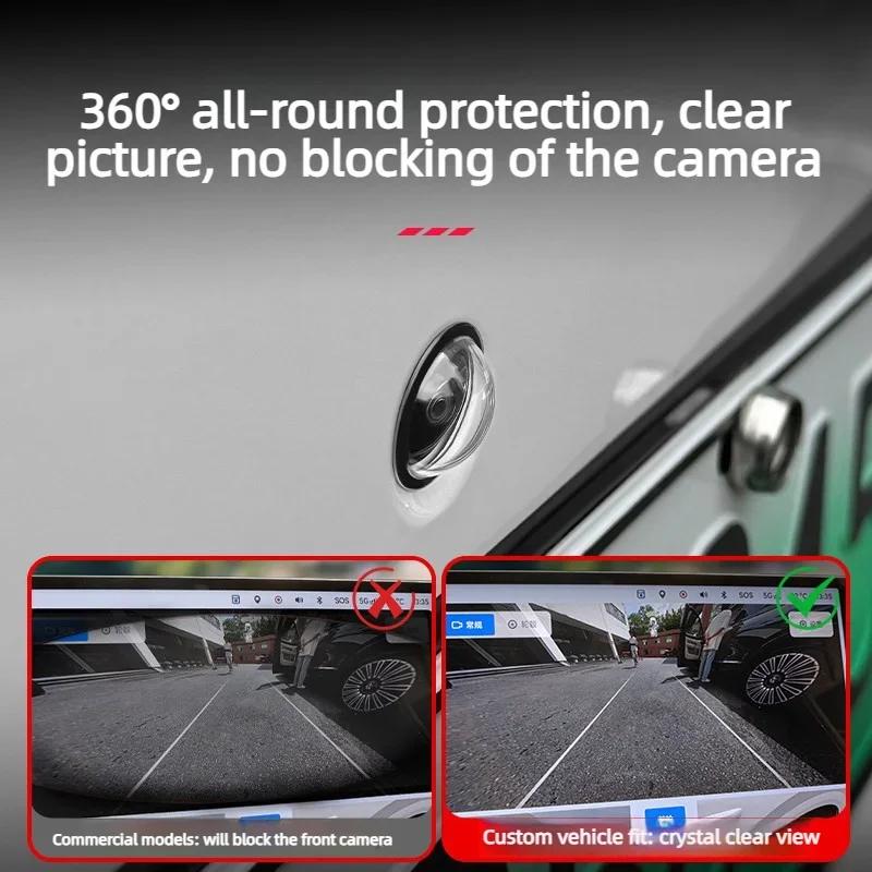 2PCS Universal Car Camera Lens Protector Rear View Backup Camera Cover 360° Camera Protection Anti Scratch Waterproof Parts