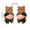 2Pcs Soft Silicone Soft Belly Sticker Cartoon Kitten Animal Decals  Phone Case Decoration