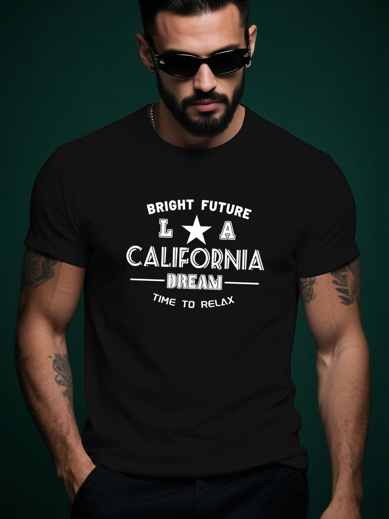 CALIFRINA California Graphic Tshirt - Lightweight Summer Tee XXXXL