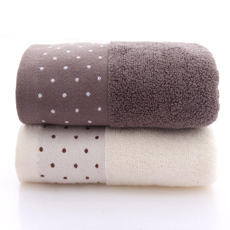 2Pcs Bathroom Cotton Towels Set 35x75cm 70x140cm Brown White Blue Hand Face Bath Towel Soft Gift Absorbent Sport Towel