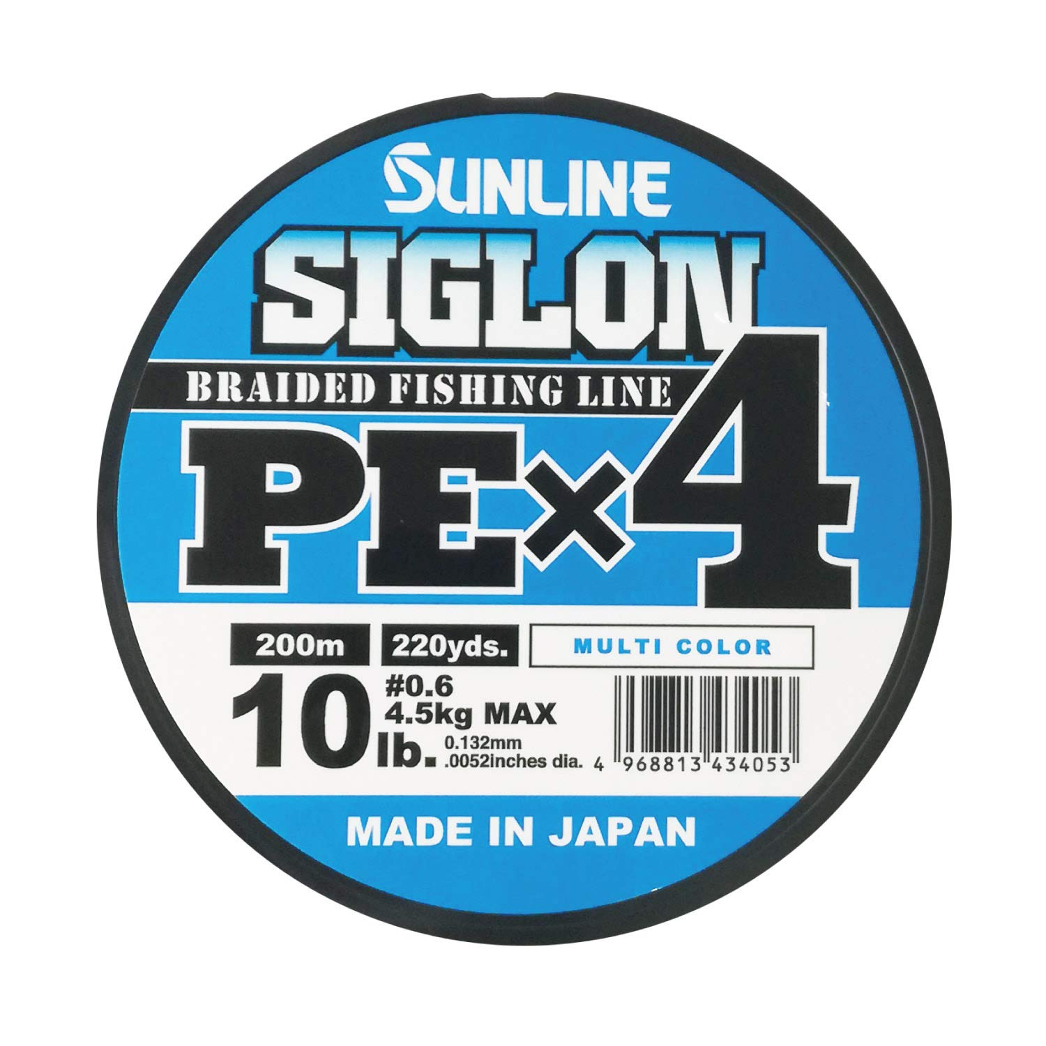 SUNLINE Siglon PEx4 Line 200m 5 Colors 10LB J 0.6