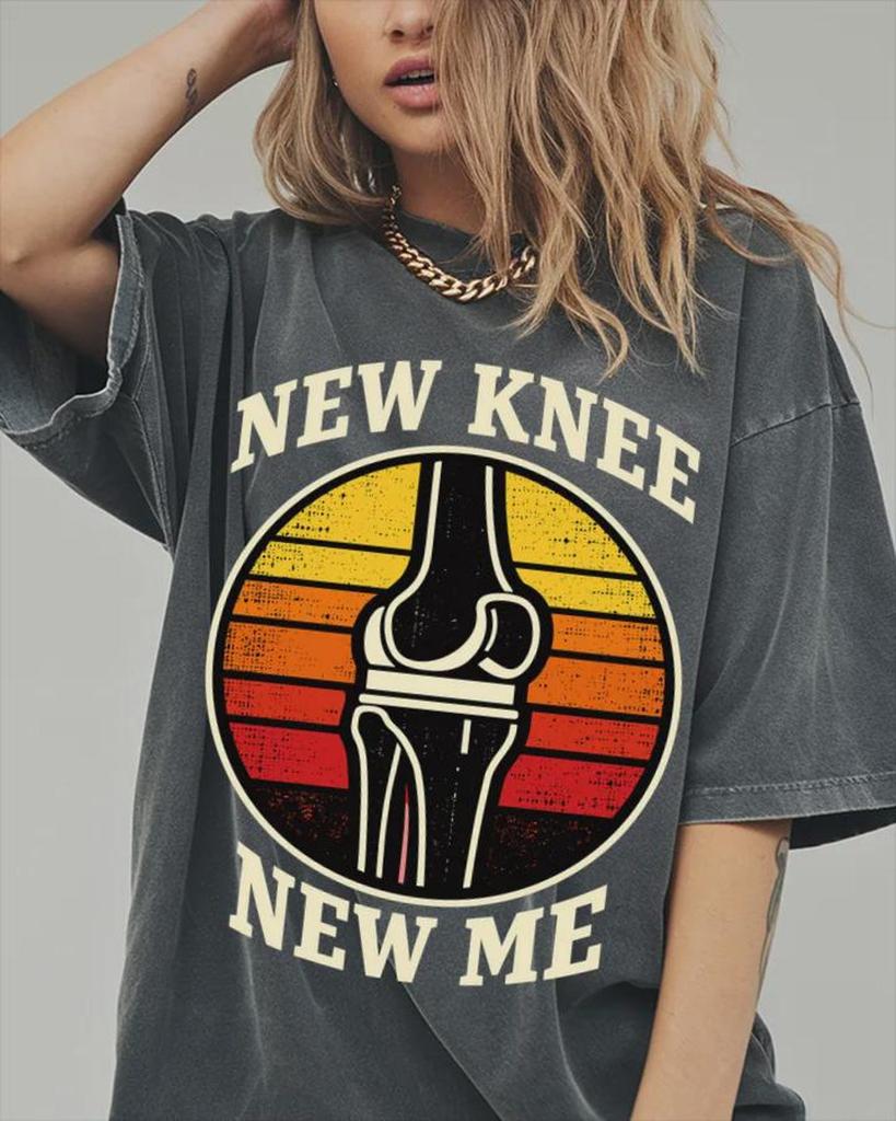 Comfort Colors®Surgery Patient Shirt, Knee Surgery Recovery Gift, Knee Replacement T-Shirt, Orthopedic Surgeon Present, Medical Shirt