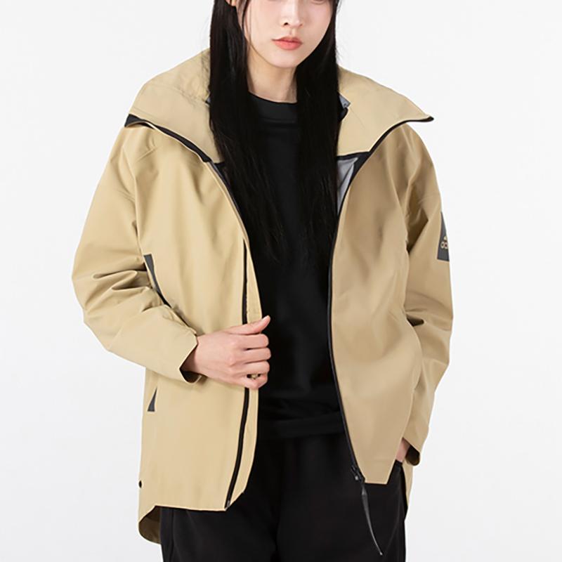 Adidas Myshelter Sports Lifestyle Series Casual Comfortable Minimalist Fashion Jacket Women Jacket Brown GT6563