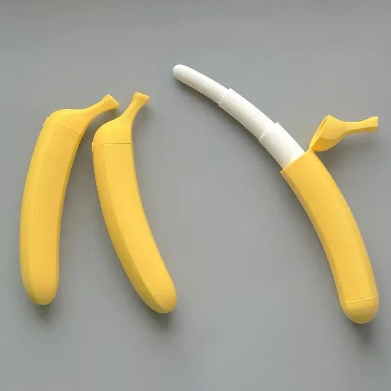 3D Printed Retractable Banana & Decompression Radish Toy - Creative Educational Toy for Kids