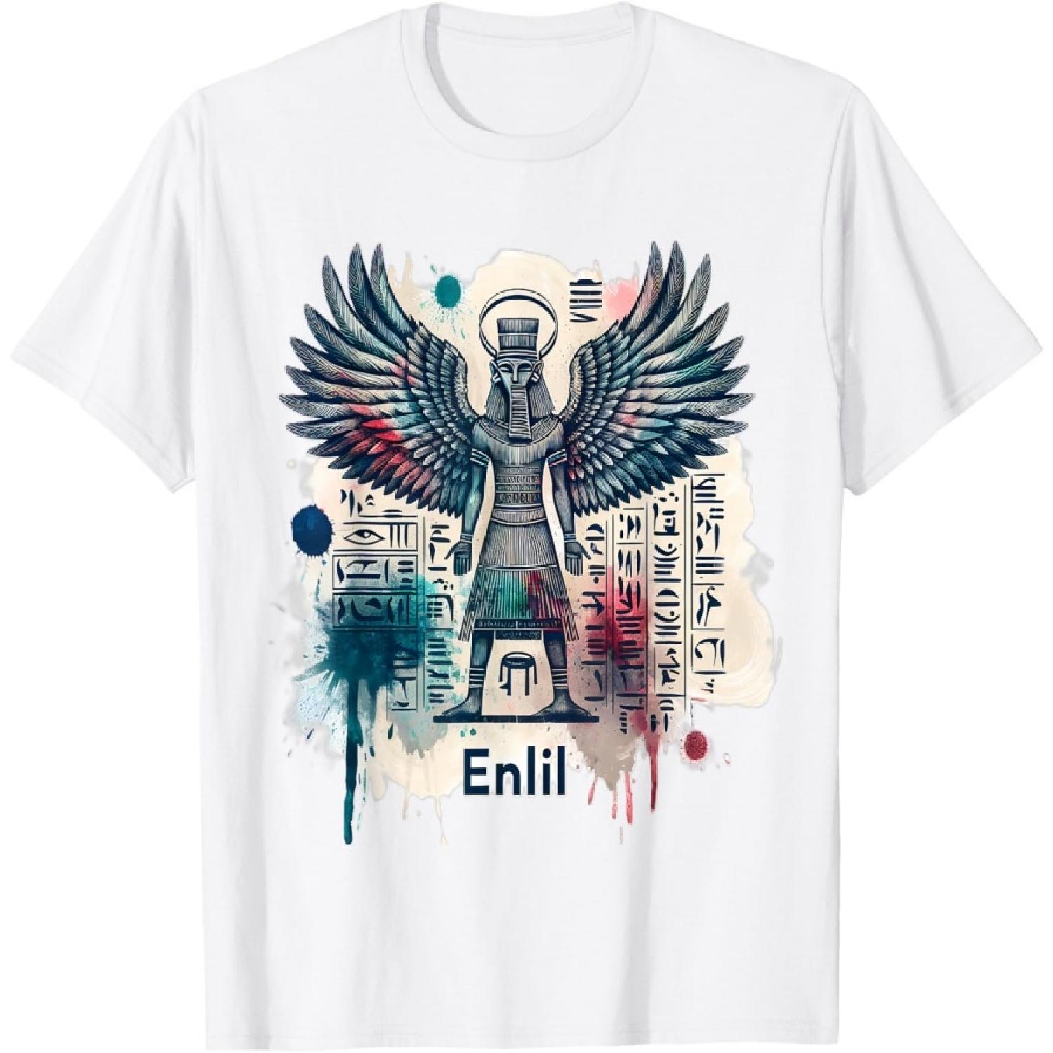 Enlil Sumerian Deity Wings T-Shirt XXXXXL белый