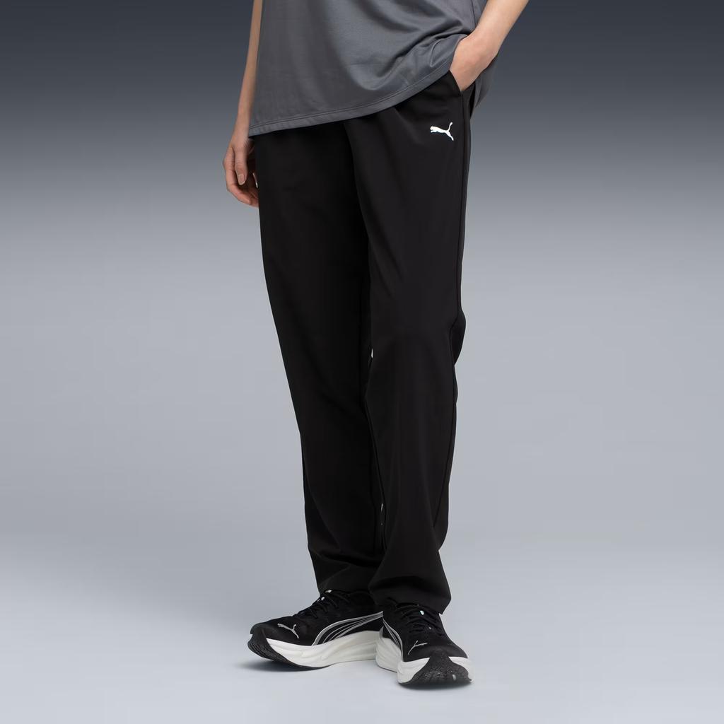 Puma Moisture-Wicking Quick-Dry Solid Color Knitted Sports Pants Women Bottoms 528891-01