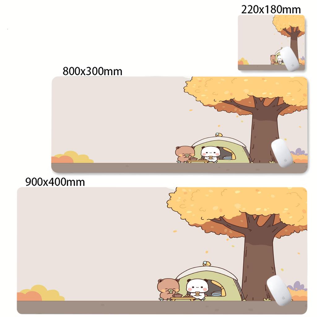 Cute Bubu Dudu Cartoon Mouse Pad Nonslip Rubber Gamer Balance Computer Mat Decoracion Deskmat Laptop Office Large Table Mats