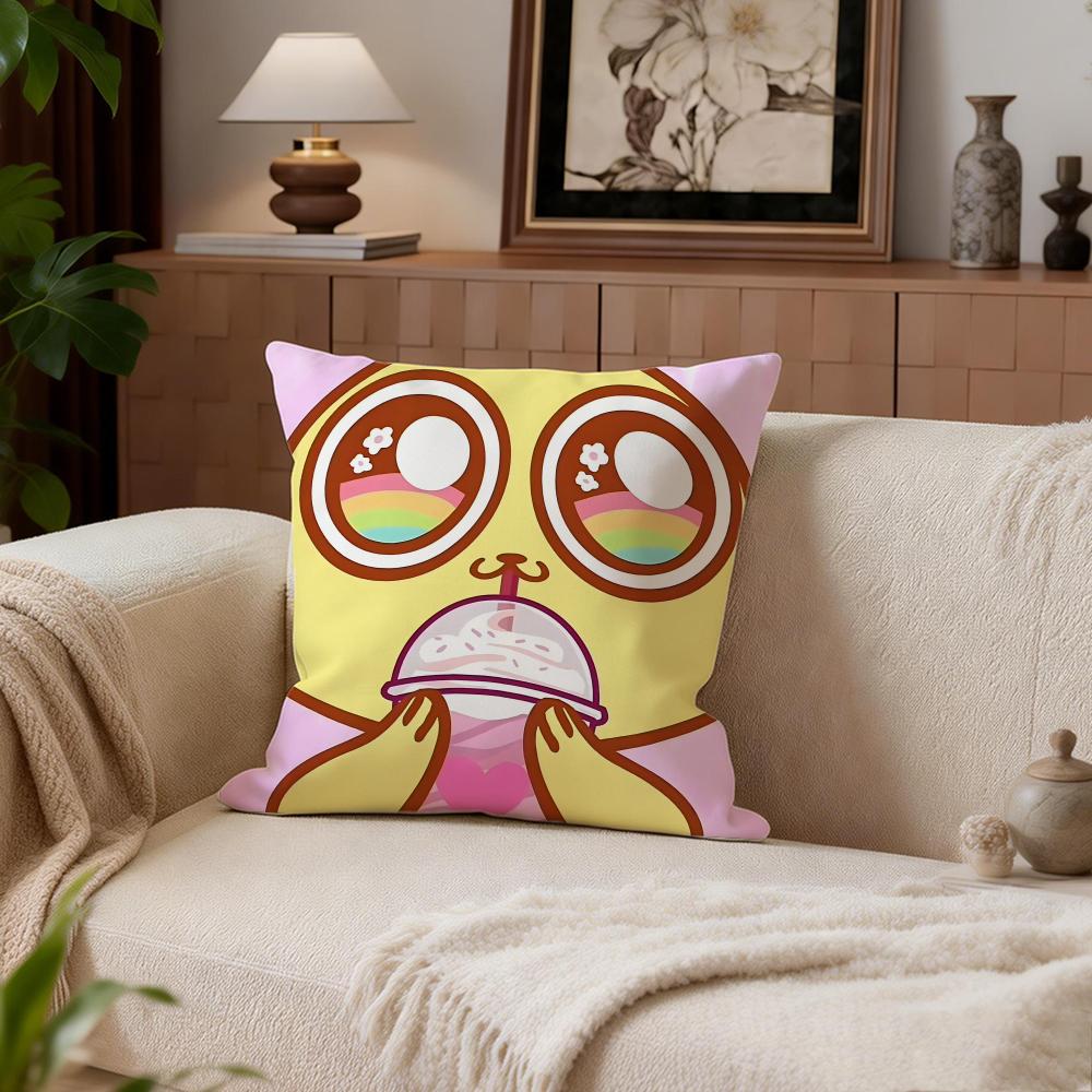 Cute Chikn Nuggit Cushion Cover Cushion Cover Set 4Pcs 50x50 45x45 40x40 Pillowcase Decorative Sofa Home Decor