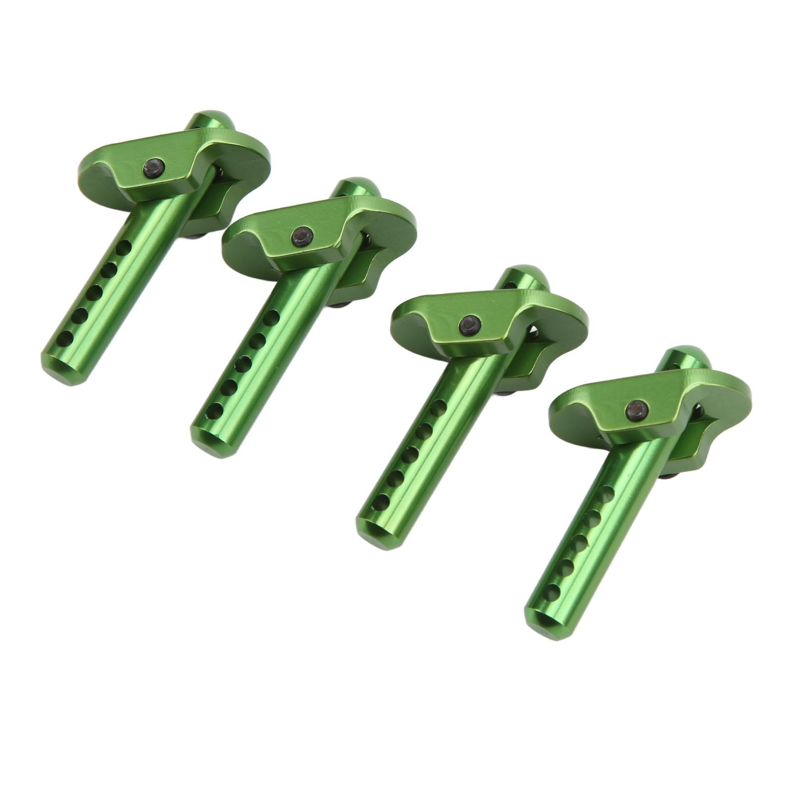 

Aluminum Alloy Body Posts for ARRMA Granite 110 Remote Control Car Shell Body Column PartsGreen