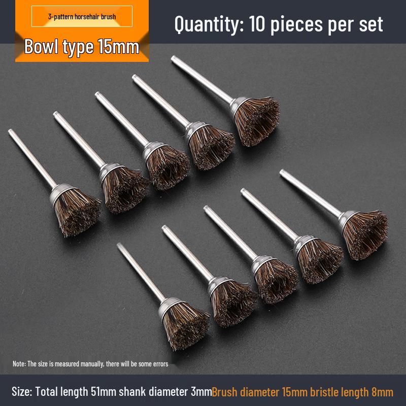 Electric Grinder Steel Wire Brush Polishing Head for Rust Removal and Walnut Polishing