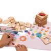 1 Set Kids Drawing Art Set Children Paint Set Tools Kids Drawing Templates for Toddlers Early School