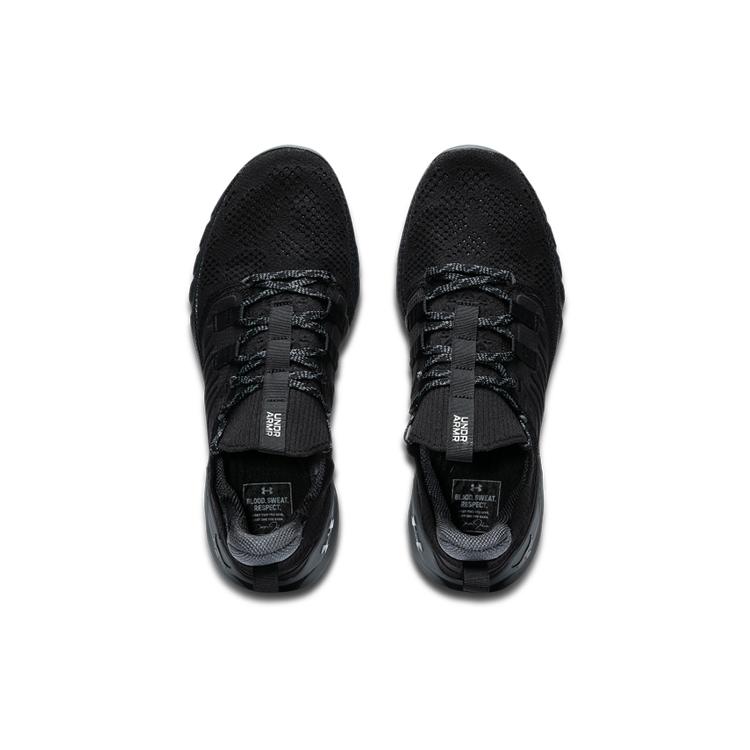 Under Armour Womens Project Rock 3 'Black Pitch Grey' (women's sizes) Black / Pitch Grey Training Shoes 3023005 001
