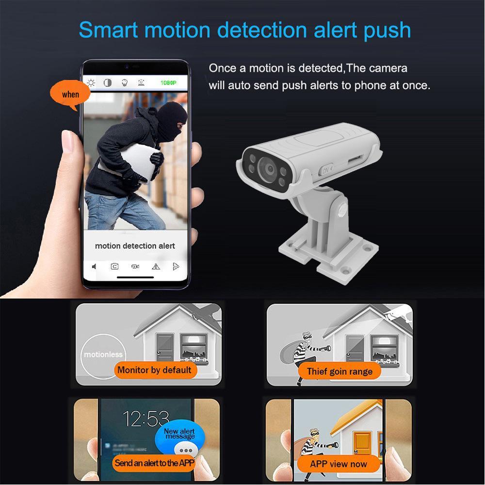 Energy-Efficient Wireless Smart WiFi Surveillance Camera with Night Vision and Long Battery Life
