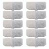 Filtro para Fuente de Agua para Gatos Paquete de 10 Filtro de Repuesto para Fuente Carbón Activado Elemento Filtrante Rectangular de Circulación de Agua para Mascotas