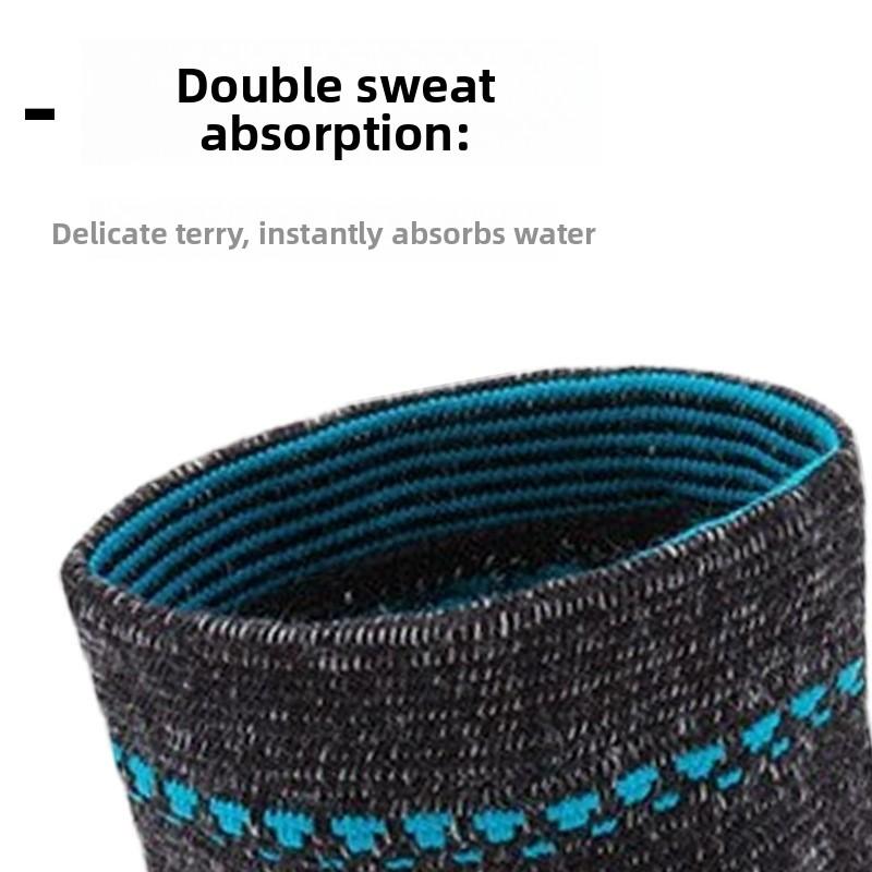 Bamboo Charcoal Jacquard Breathable High Elastic Wrist Guard Table Tennis Badminton Sweat Protection Wrist Anti-sprain Sports Protective Gear