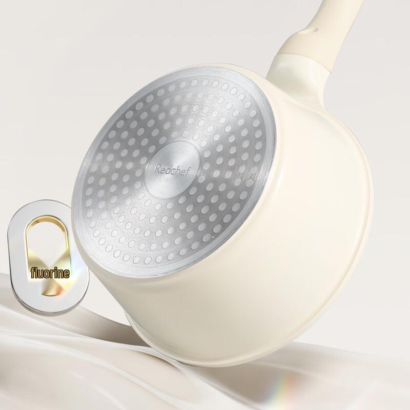 REDCHEF Titanium Ceramic Non-Stick Saucepan with Steamer Rack