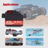 AGFRC 10.5KG Digital Coreless RC-Servo-Motor - High Speed Servo with Aluminum Middle Shell Titanium Gear for 1/12 on Road Small Planes RC Car