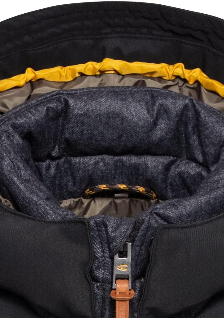 Зимняя куртка Camel Active теплая стеганая куртка с отстегивающимся капюшоном (430190-2O28) древесный уголь