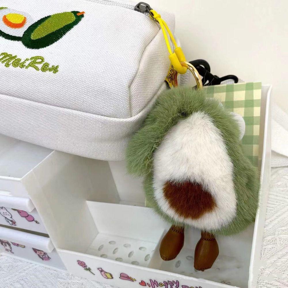 Plush Ball Car Accessories Hanging Doll Model Korean Style Key Chain Women Bag Pendant Key Holder