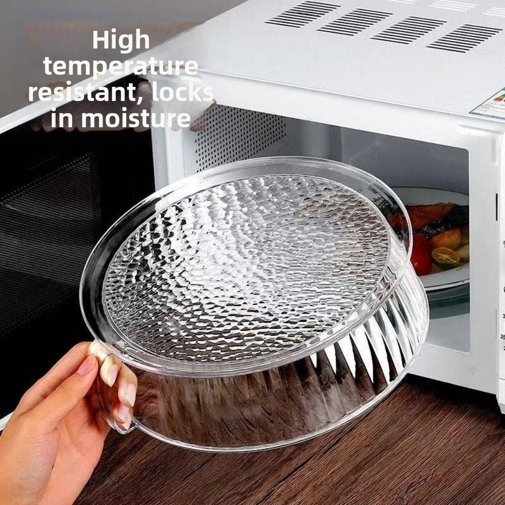 Multifunctional Microwave Splatter Cover Insulation Dish Cover Plastic Food Cover Dining Table
